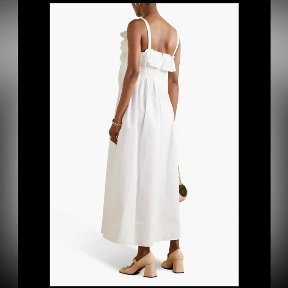NWOT Batsheva Katja Dress White Broderie Anglaise Size 4 - Picture 2 of 6